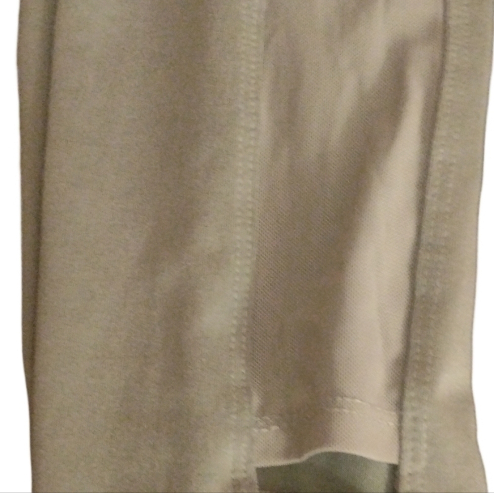 Balance Collection Women's Olive Light Green Mesh Criss Cross Leggings Medium - Picture 8 of 13